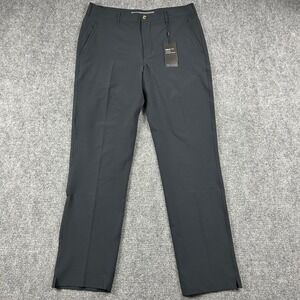 Levelwear Stephen Golf Pants Mens 34x33 Black DWR Stretch TD62L Performance New